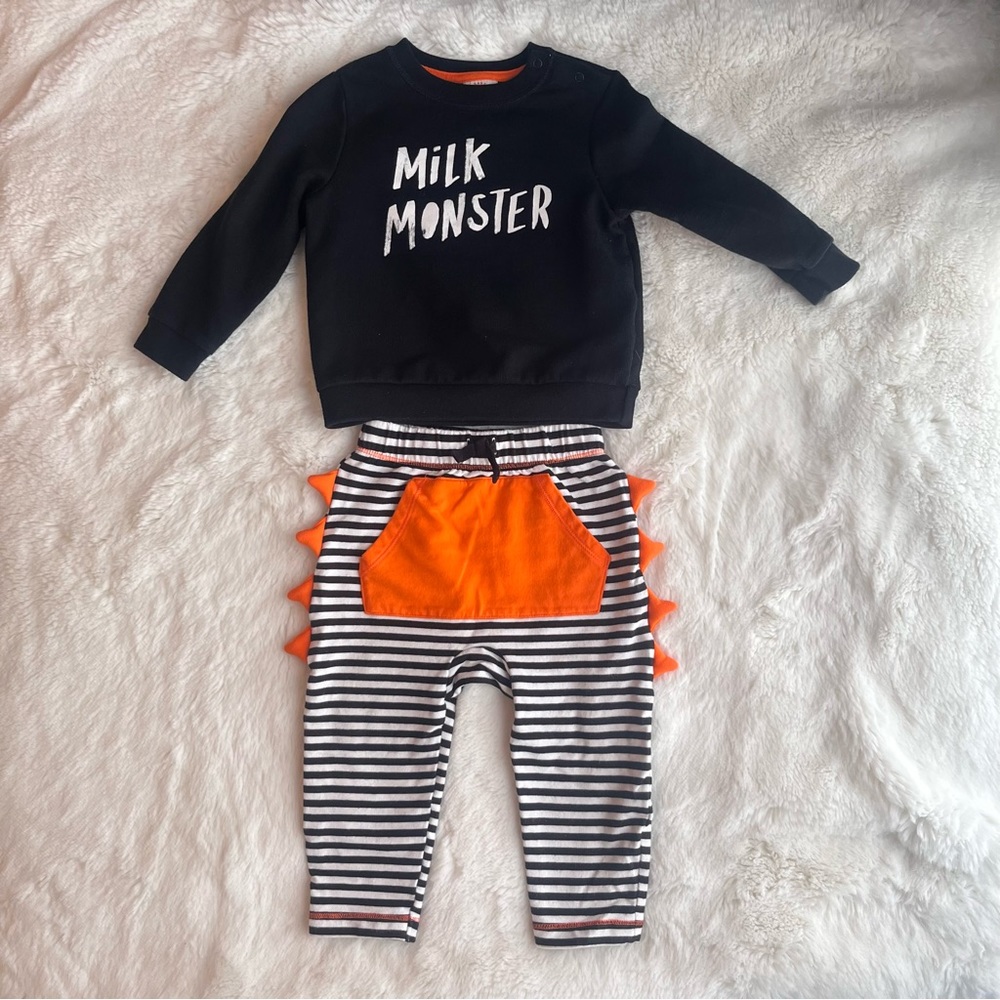 🎃 Halloween “Milk Monster” Cat & Jack outfit 🎃